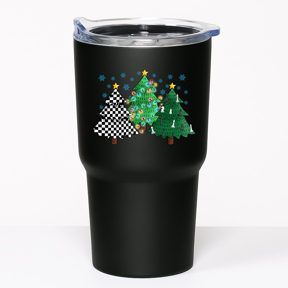 Chess Christmas Tree Funny Xmas Team Sport Gift Tumbler