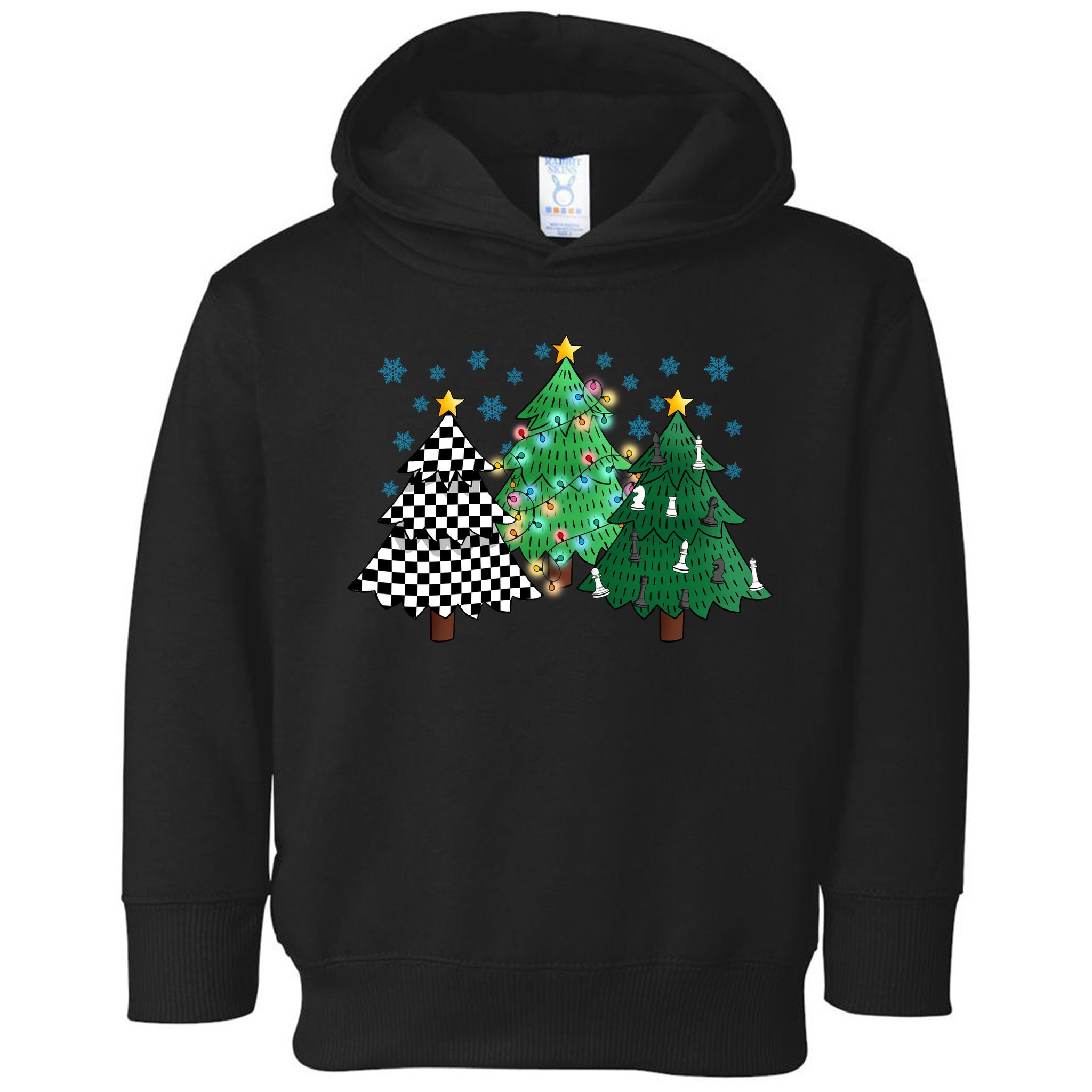 Chess Christmas Tree Funny Xmas Team Sport Gift Toddler Hoodie