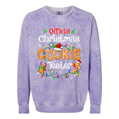 Christmas Cookie Tester Taster Baking Crew Colorblast Crewneck Sweatshirt