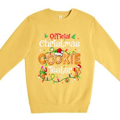 Christmas Cookie Tester Taster Baking Crew Premium Crewneck Sweatshirt