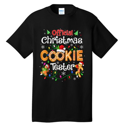 Christmas Cookie Tester Taster Baking Crew Tall T-Shirt