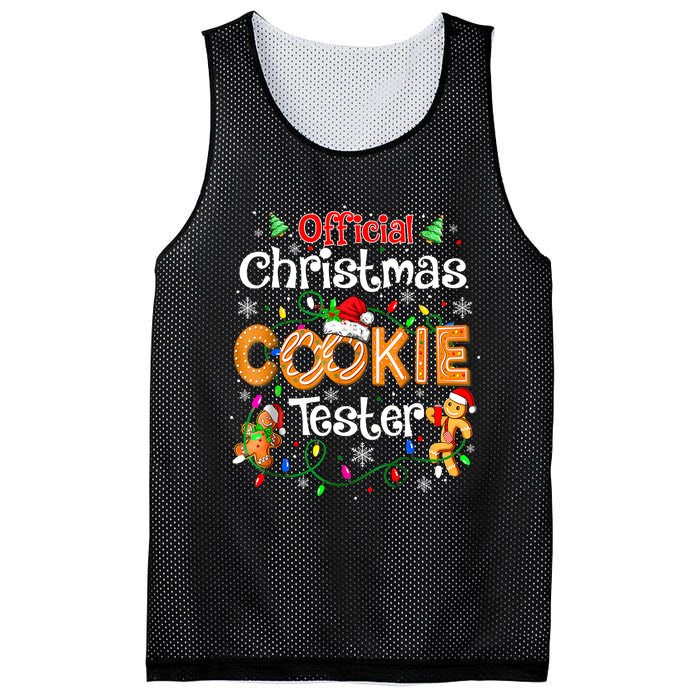 Christmas Cookie Tester Taster Baking Crew Mesh Reversible Basketball Jersey Tank