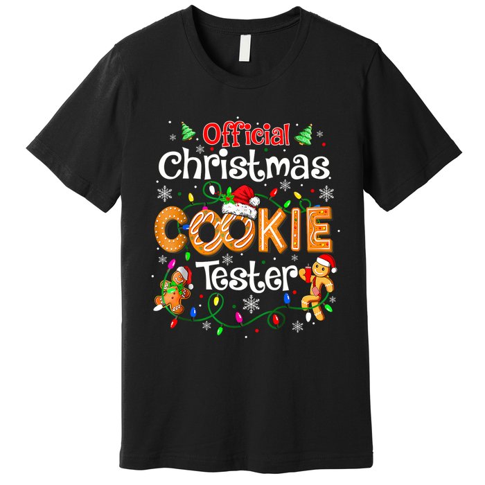 Christmas Cookie Tester Taster Baking Crew Premium T-Shirt