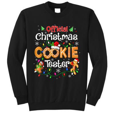 Christmas Cookie Tester Taster Baking Crew Tall Sweatshirt