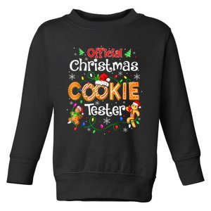 Christmas Cookie Tester Taster Baking Crew Toddler Sweatshirt