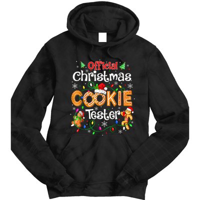 Christmas Cookie Tester Taster Baking Crew Tie Dye Hoodie