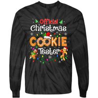 Christmas Cookie Tester Taster Baking Crew Tie-Dye Long Sleeve Shirt