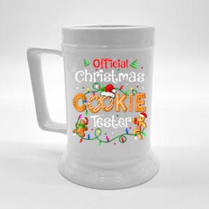 Christmas Cookie Tester Taster Baking Crew Beer Stein