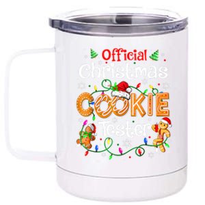 Christmas Cookie Tester Taster Baking Crew 12 oz Stainless Steel Tumbler Cup