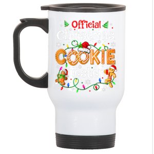 Christmas Cookie Tester Taster Baking Crew Stainless Steel Travel Mug