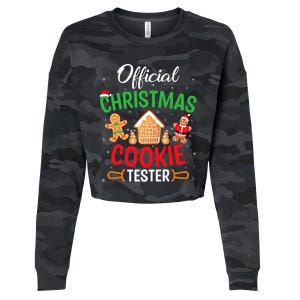 Christmas Cookie Tester Baking Crew Cropped Pullover Crew