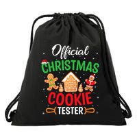 Christmas Cookie Tester Baking Crew Drawstring Bag