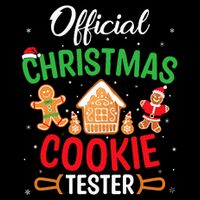 Christmas Cookie Tester Baking Crew Drawstring Bag
