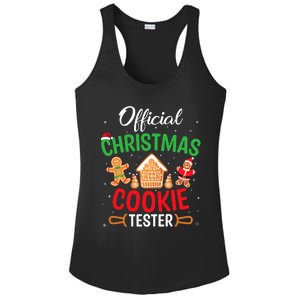 Christmas Cookie Tester Baking Crew Ladies PosiCharge Competitor Racerback Tank