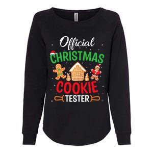 Christmas Cookie Tester Baking Crew Womens California Wash Sweatshirt