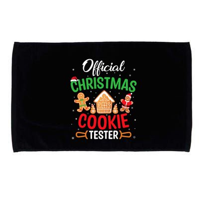 Christmas Cookie Tester Baking Crew Microfiber Hand Towel