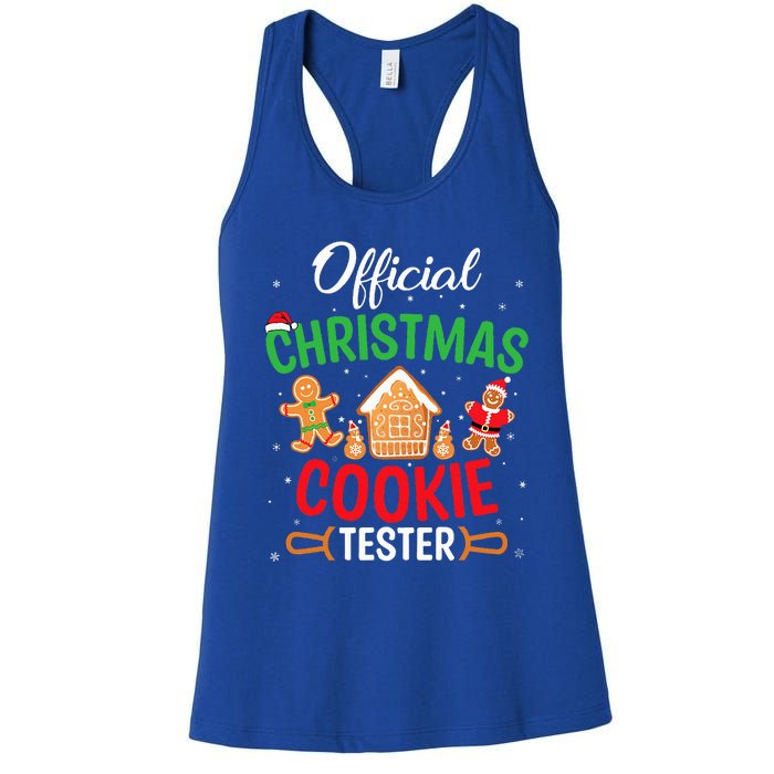 Christmas Cookie Tester Baking Crew Women's Racerback Tank