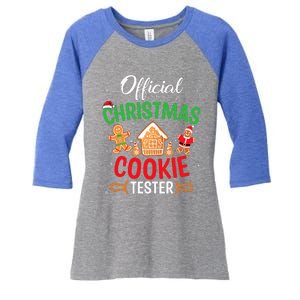 Christmas Cookie Tester Baking Crew Women's Tri-Blend 3/4-Sleeve Raglan Shirt