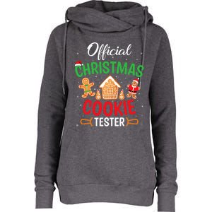 Christmas Cookie Tester Baking Crew Womens Funnel Neck Pullover Hood