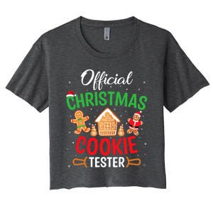 Christmas Cookie Tester Baking Crew Women's Crop Top Tee