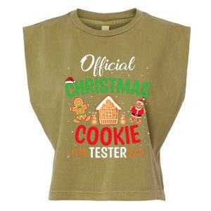 Christmas Cookie Tester Baking Crew Garment-Dyed Women's Muscle Tee