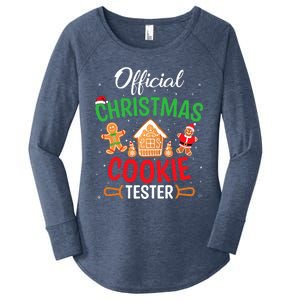 Christmas Cookie Tester Baking Crew Women's Perfect Tri Tunic Long Sleeve Shirt