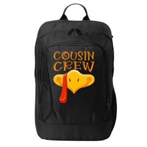 Cousin Crew Turkey Matching Family Thanksgiving Party Pajama City Backpack