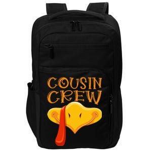 Cousin Crew Turkey Matching Family Thanksgiving Party Pajama Impact Tech Backpack