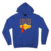 Cousin Crew Turkey Matching Family Thanksgiving Party Pajama Hoodie