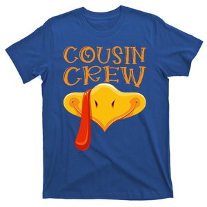 Cousin Crew Turkey Matching Family Thanksgiving Party Pajama T-Shirt