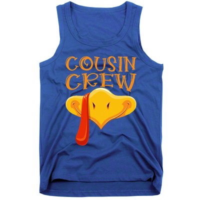 Cousin Crew Turkey Matching Family Thanksgiving Party Pajama Tank Top