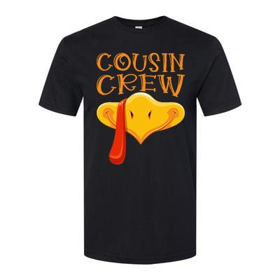 Cousin Crew Turkey Matching Family Thanksgiving Party Pajama Softstyle CVC T-Shirt