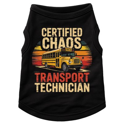 Certified Chaos Transport Technician School Bus Design Doggie Tank