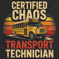 Certified Chaos Transport Technician School Bus Design Adult Drive Performance Visor
