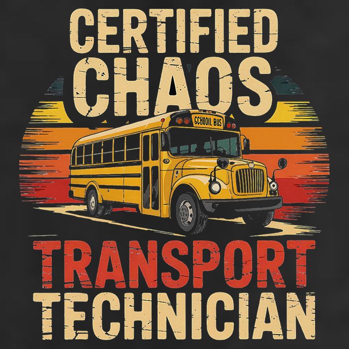 Certified Chaos Transport Technician School Bus Design Adult Drive Performance Visor