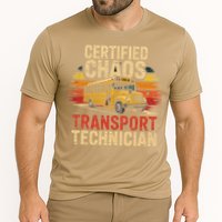 Certified Chaos Transport Technician School Bus Design Cooling Performance Crew T-Shirt