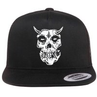 Closed Casket Twitching Tongues Twitchfits Flat Bill Trucker Hat