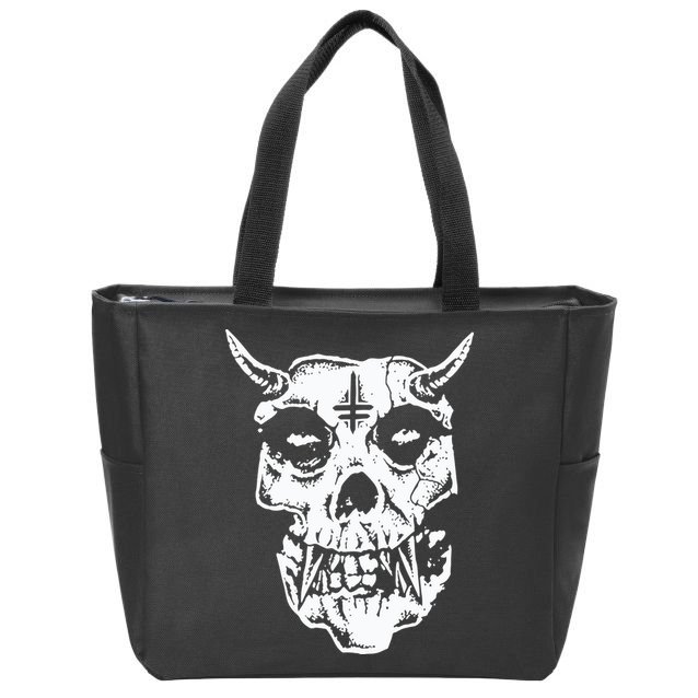 Closed Casket Twitching Tongues Twitchfits Zip Tote Bag