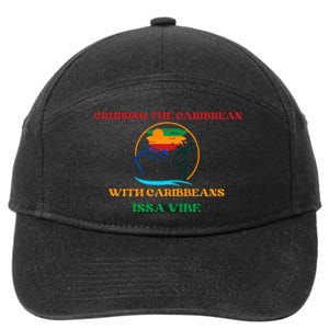 Caribbean Cruise Travel Vacation 7-Panel Snapback Hat