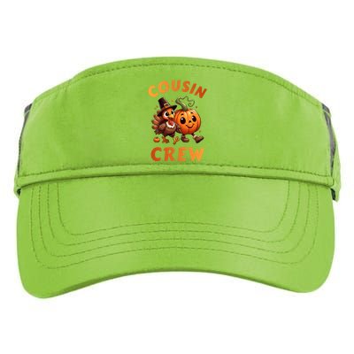 Cousin Crew Thanksgiving Family Matching Turkey Day Fall Adult Drive Performance Visor