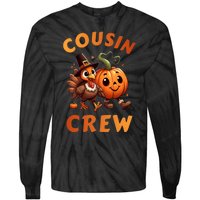 Cousin Crew Thanksgiving Family Matching Turkey Day Fall Tie-Dye Long Sleeve Shirt