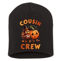 Cousin Crew Thanksgiving Family Matching Turkey Day Fall Short Acrylic Beanie