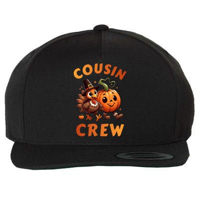 Cousin Crew Thanksgiving Family Matching Turkey Day Fall Wool Snapback Cap