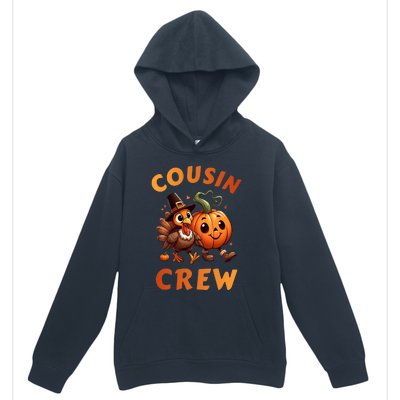 Cousin Crew Thanksgiving Family Matching Turkey Day Fall Urban Pullover Hoodie