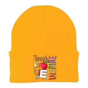 Cute Colorful Teach Love Inspire Knit Cap Winter Beanie