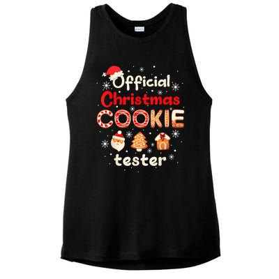 Christmas Cookie Tester Taster Baking Crew Ladies PosiCharge Tri-Blend Wicking Tank