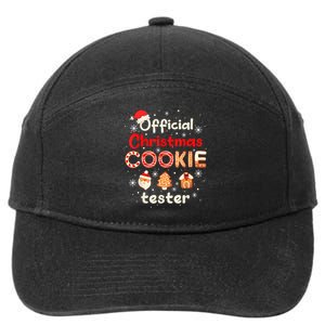 Christmas Cookie Tester Taster Baking Crew 7-Panel Snapback Hat