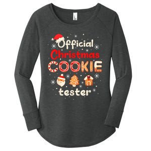 Christmas Cookie Tester Taster Baking Crew Women's Perfect Tri Tunic Long Sleeve Shirt