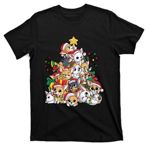 Chihuahua Christmas Tree Santa Dog Lover Xmas Gift Women Long Sleeve T-Shirt