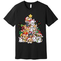 Chihuahua Christmas Tree Santa Dog Lover Xmas Gift Women Long Sleeve Premium T-Shirt